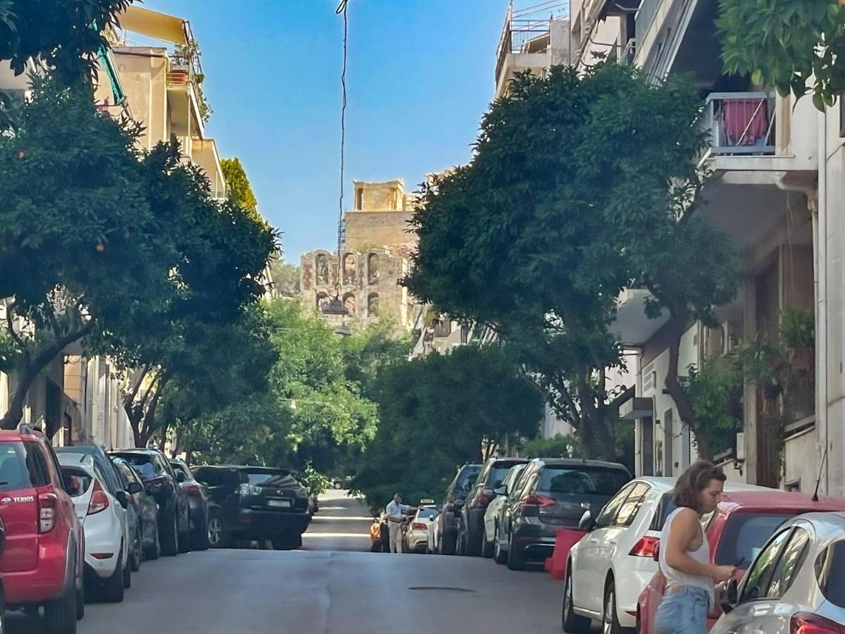 Ferienwohnung Athens Cozy Studio 4 Min Walk To The Acropolis Hil Exterior foto