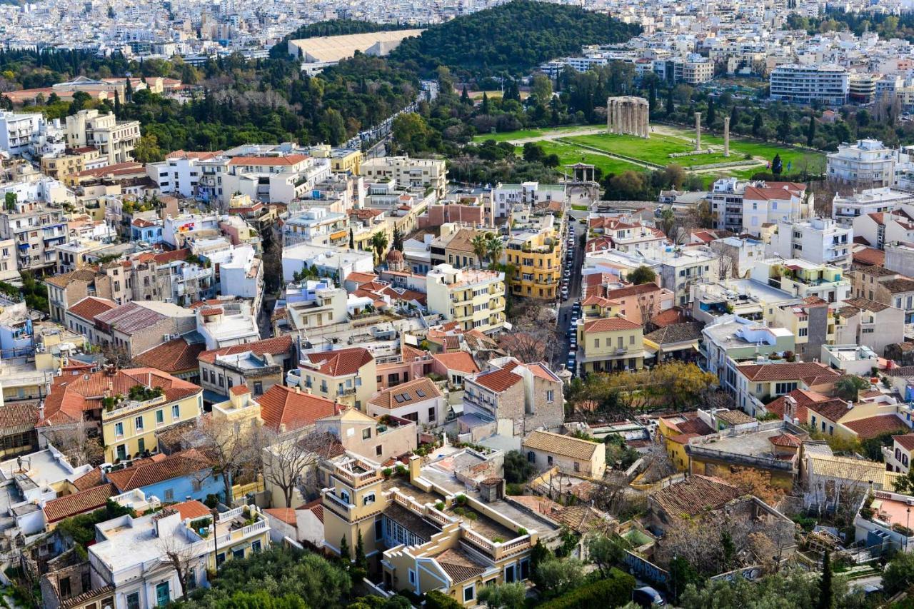 Ferienwohnung Athens Cozy Studio 4 Min Walk To The Acropolis Hil Exterior foto